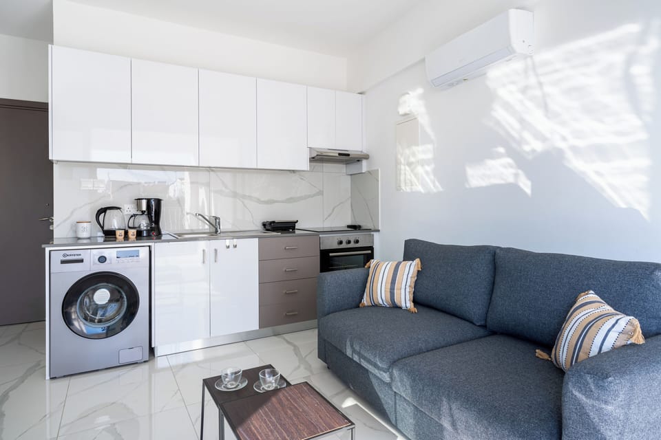 Studio, 1 Double Bed with Sofa bed, Kitchen, City View | Private kitchen | Coffee/tea maker, full-size fridge, microwave, oven