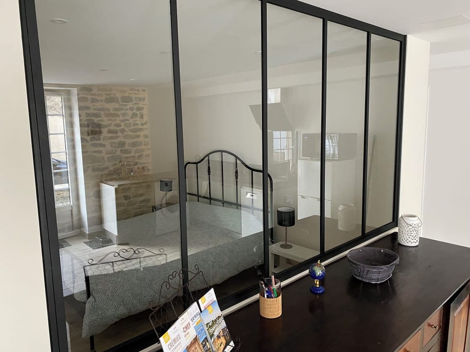Comfort Apartment | Living area | 45-inch TV with digital channels