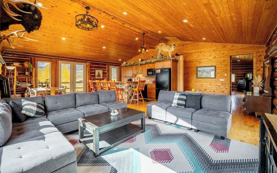 Large, open living living area