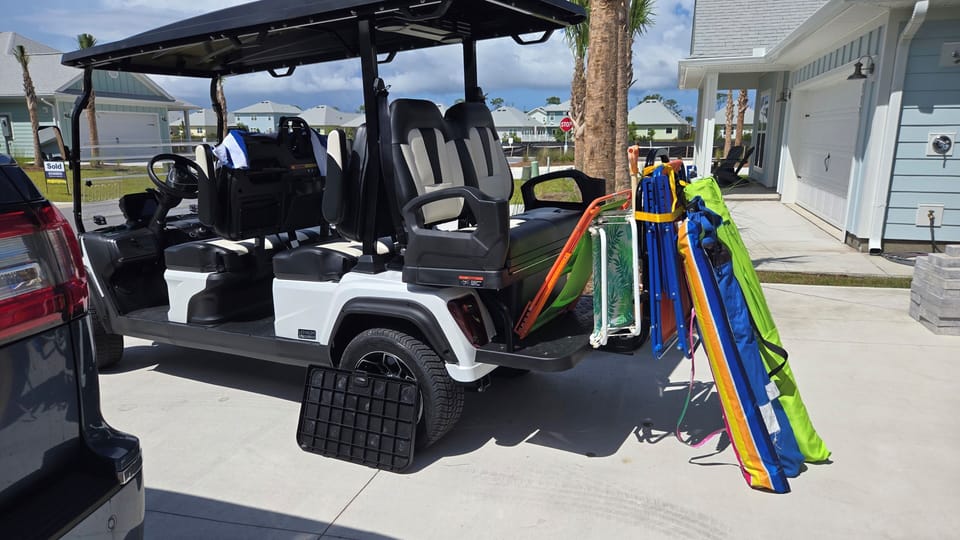 New 6 seat golf cart Beach Supplies 