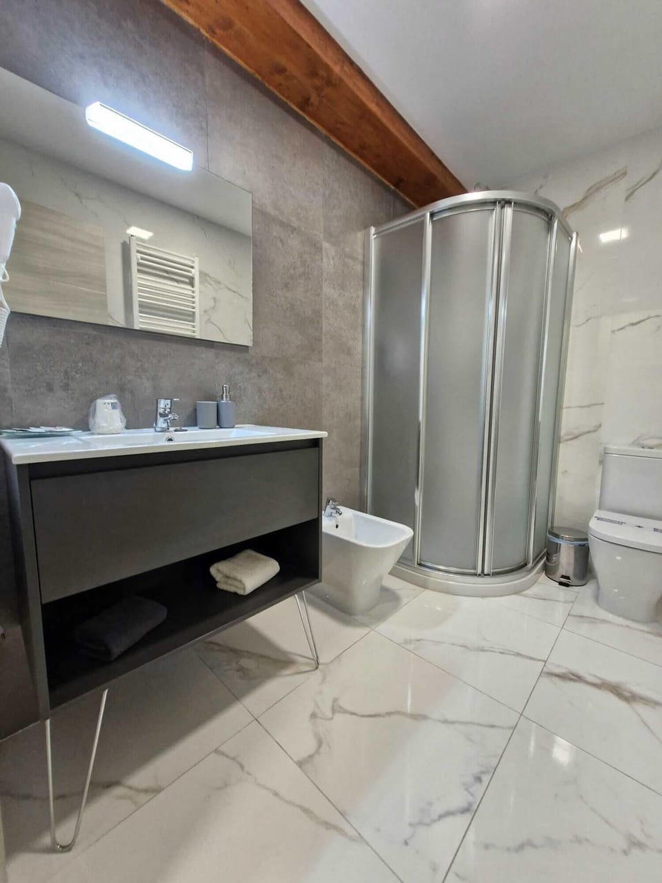 Standard Double Room, City View | Bathroom | Shower, hair dryer, soap, toilet paper