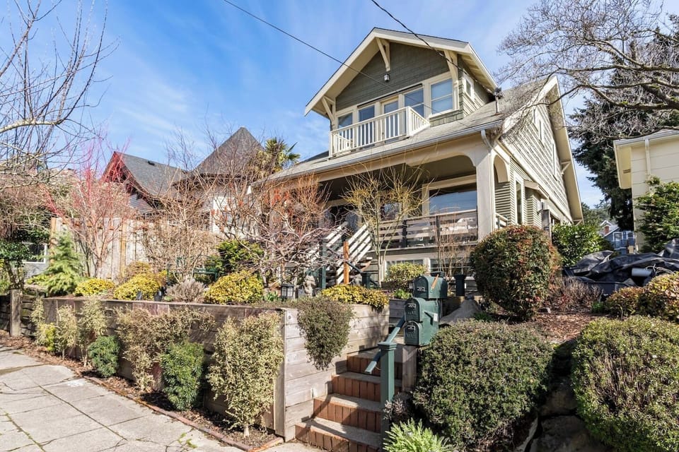 Street view of the main house - this basement apartment is accessed via a separate entrance at the back of the house.