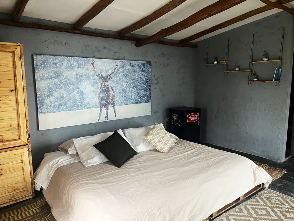 Basic Cabin, 1 King Bed, Mountain View | Interior