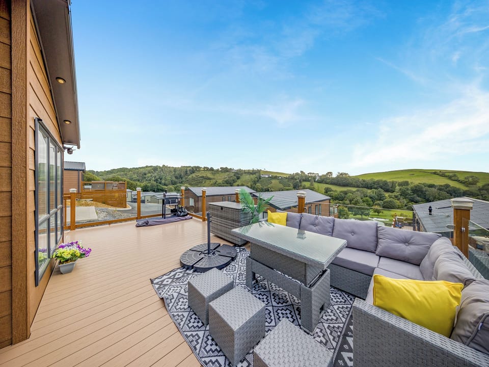 Decking | Hillfort Lodge, Llanrhystud