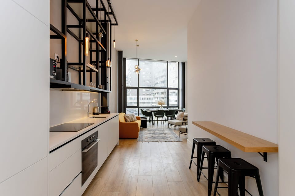 Standard Apartment, City View | Private kitchen