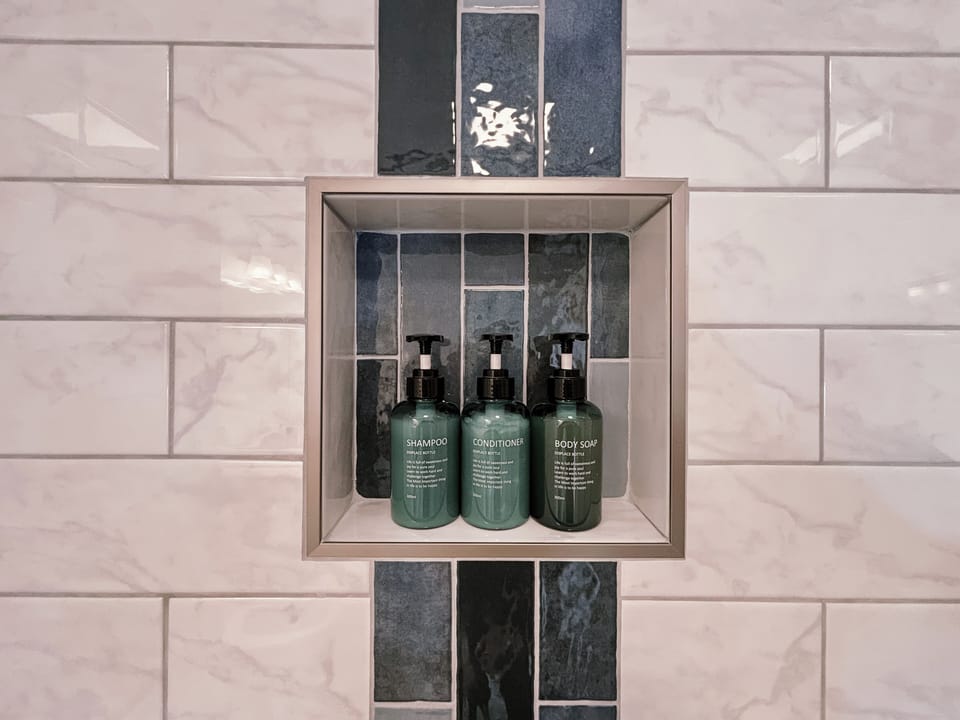 Main Bathroom - Includes Shampoo, Conditioner and Body Wash during your stay
