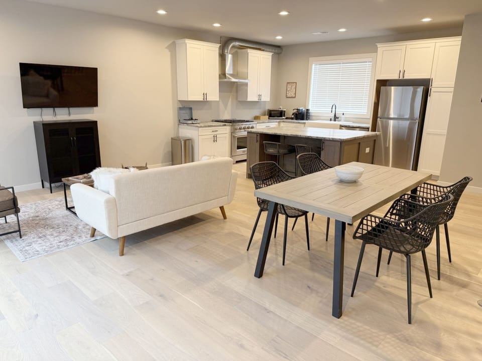 Open Concept - Living Dining Kitchen Powder Luxury Furniture Seating For10