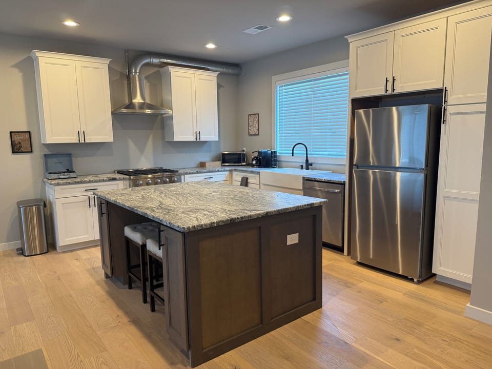 Truly A Chefs Kitchen Commercial Range Farm Sink Large Island Cookware Provided