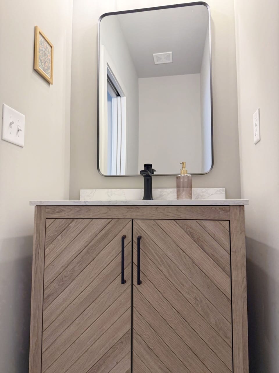 Powder Bath on 2nd Floor Main Living Area - Luxury Linens