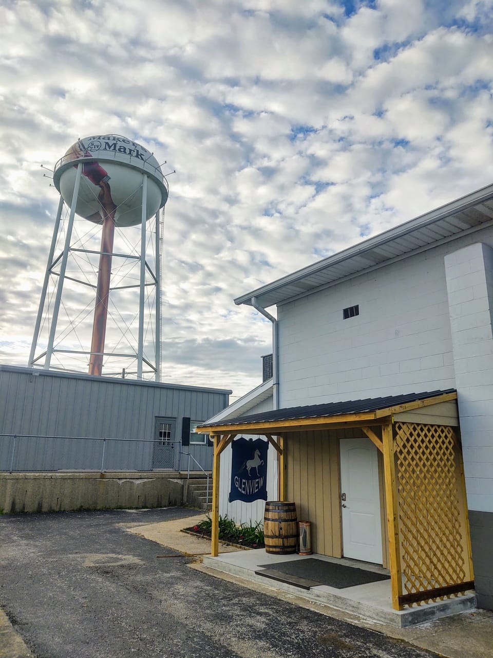 How cool! Located just below the Maker's Mark Water Tower.