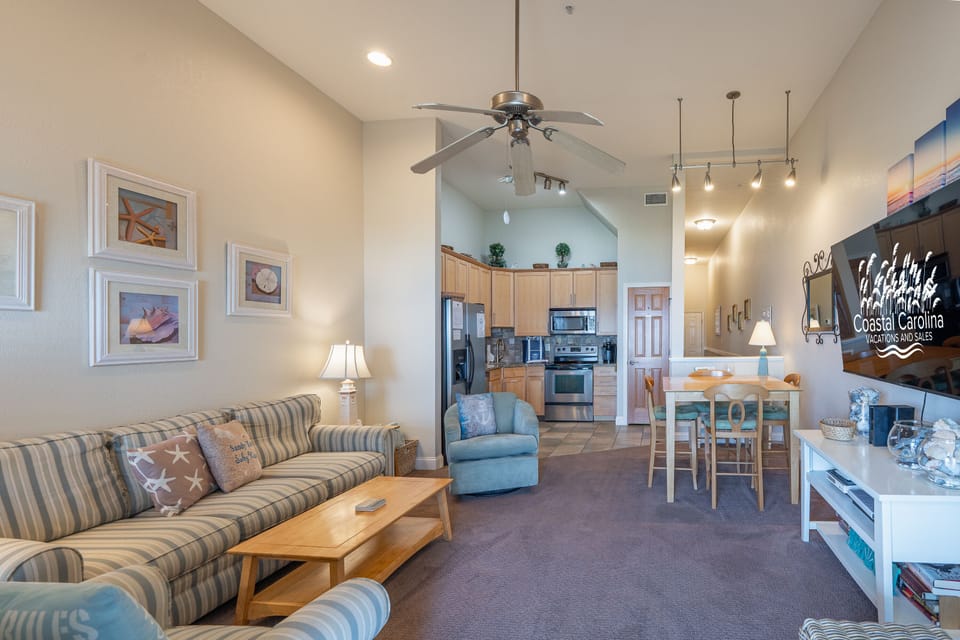 FF308: Keys to Serenity | Living Area with Ocean Views!