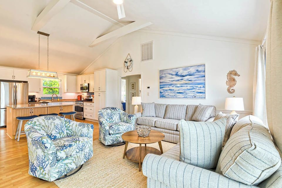 Main-Level Living Room with Deck Access
