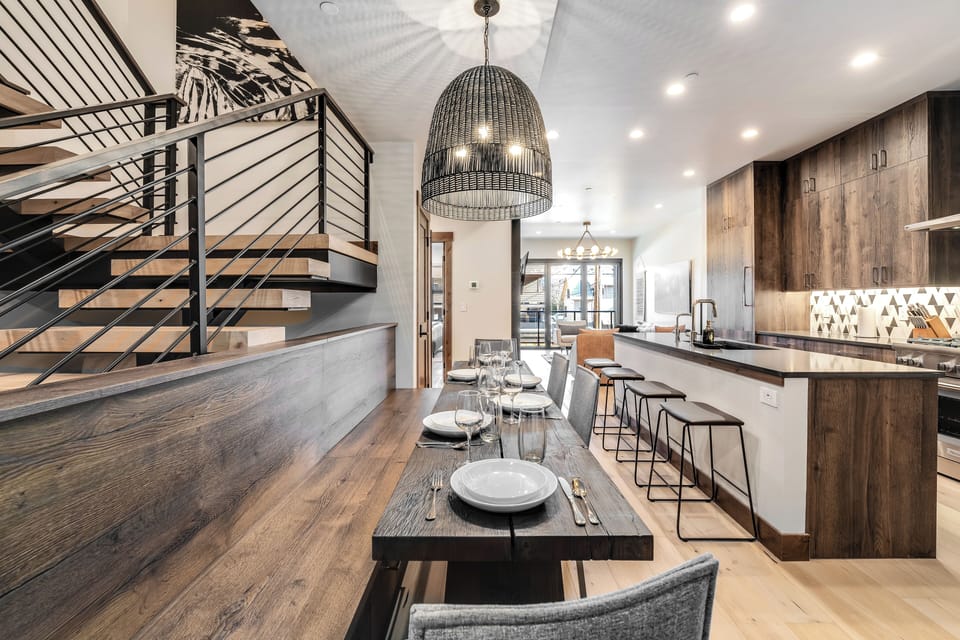 Dining Room Table Seating for Six People | Main Level