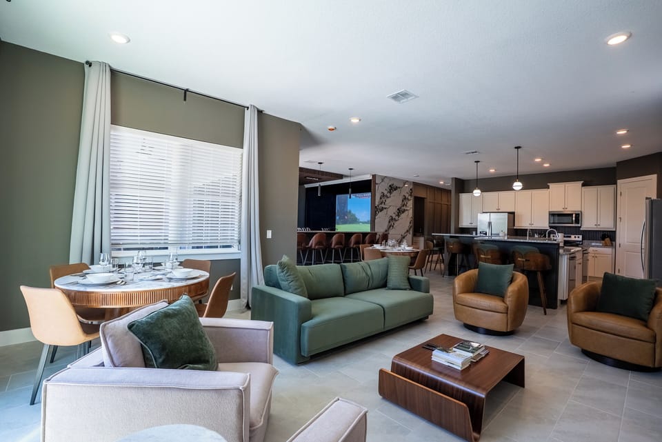 Gather with your crew in the open-concept living room