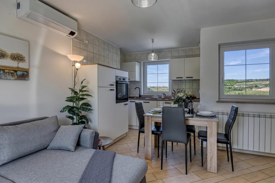 Kitchen and dining area