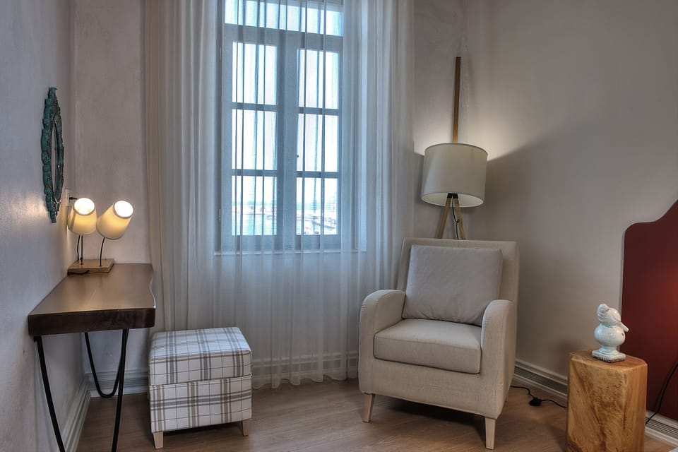 Superior Room with Sea View | Down comforters, pillowtop beds, in-room safe, soundproofing