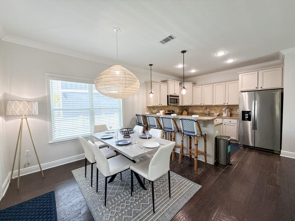 Open Concept Kitchen and Dining Area