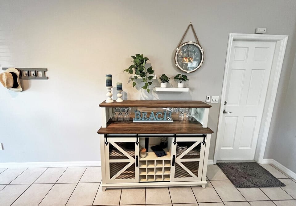 St. Augustine Beach Home Rental Side Board
