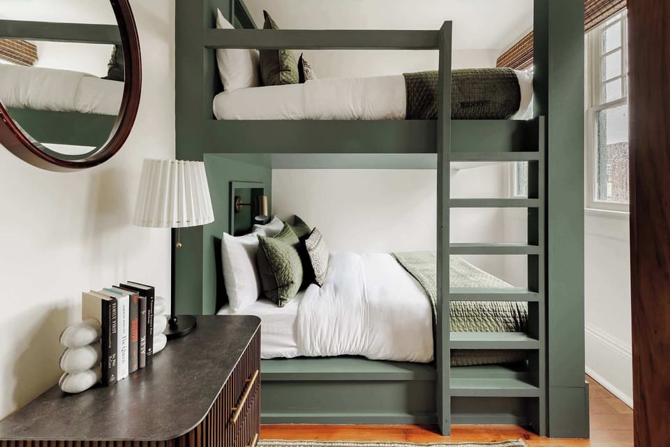 Bedroom 4 | Full over Full Bunk | First Floor of Suite | Third Floor of Building