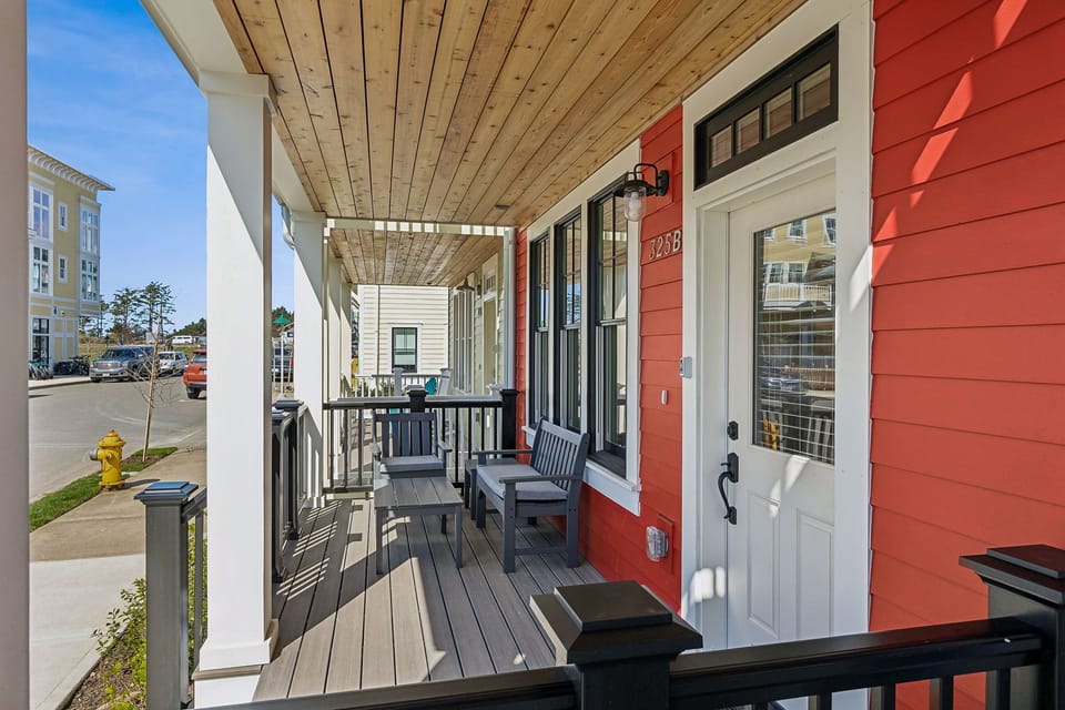 Covered front porch