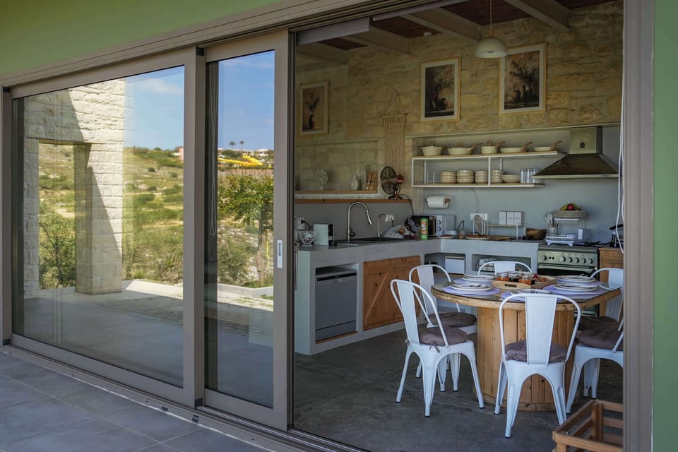 Dining area perfect for breezy lunches