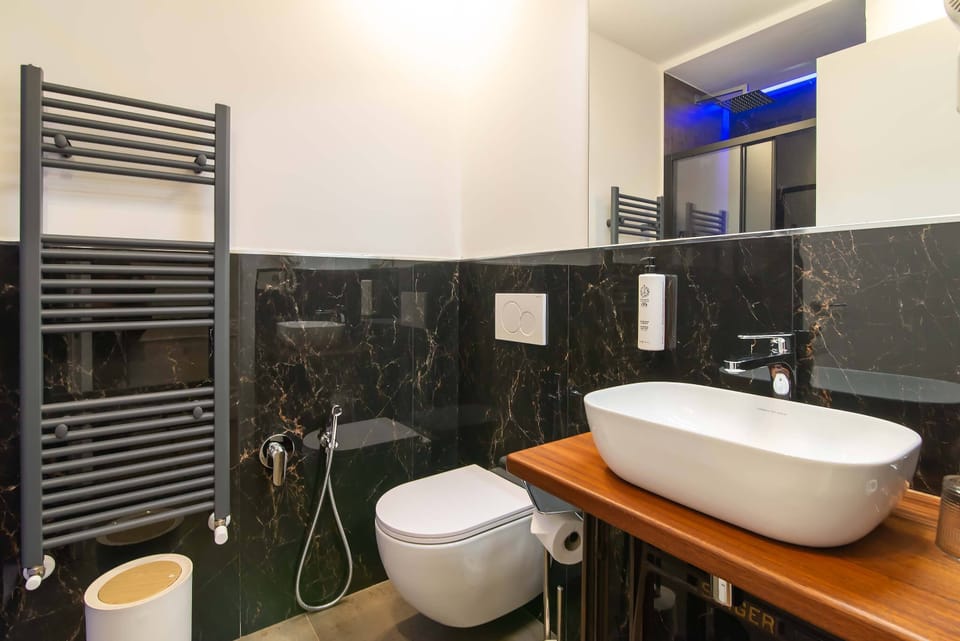 Classic Double Room | Bathroom | Shower, free toiletries, hair dryer, slippers