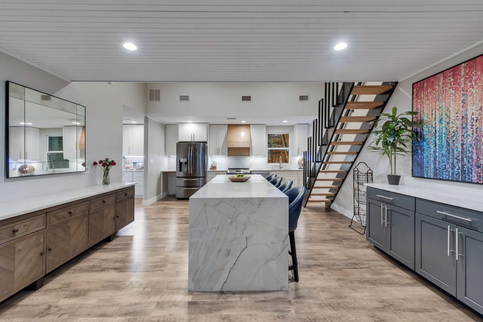 Open Concept Kitchen/Living/ Dining