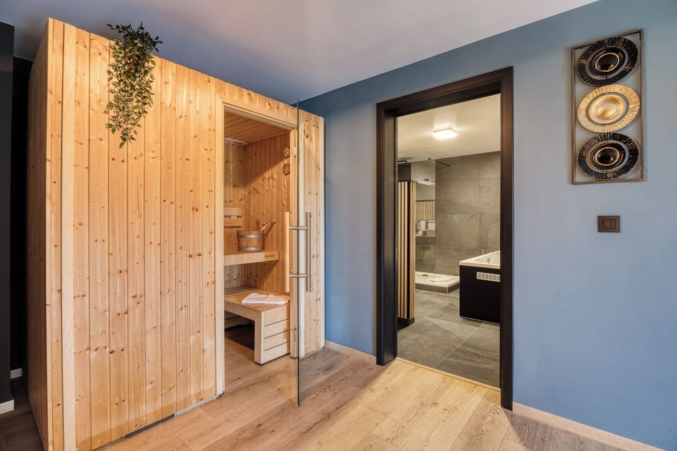Suite | Desk, laptop workspace, blackout drapes, iron/ironing board