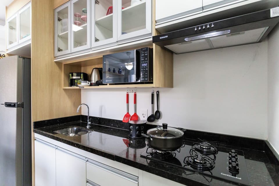 Apartment | Private kitchen | Microwave, toaster, cookware/dishes/utensils