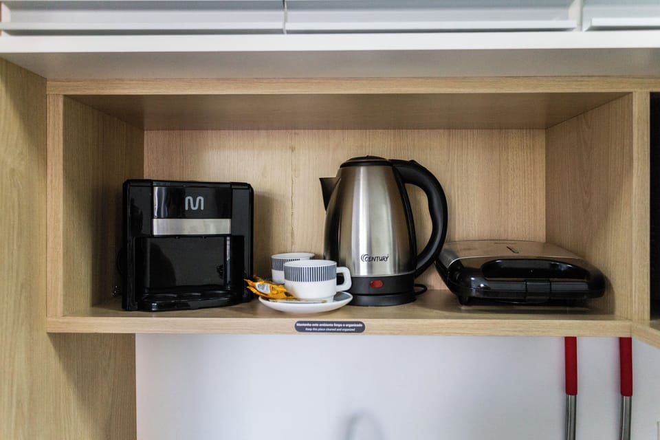 Apartment | Private kitchen | Microwave, toaster, cookware/dishes/utensils