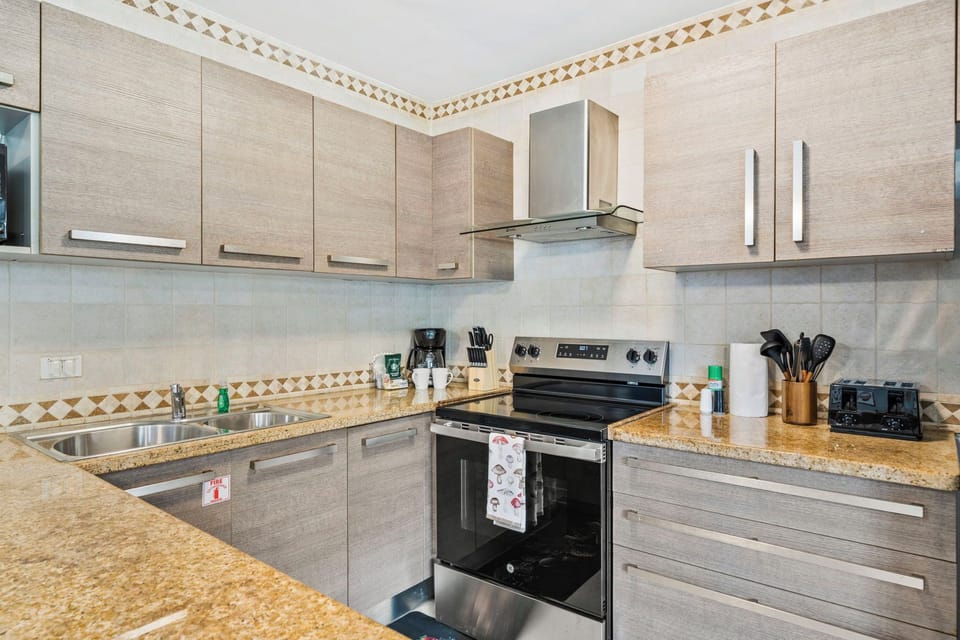 Luxurious Kitchen with stainless steel appliances
