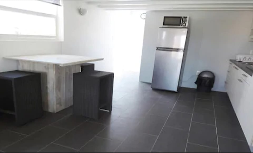 Partial Ocean View Studio | Private kitchen | Full-size fridge, microwave, stovetop, coffee/tea maker