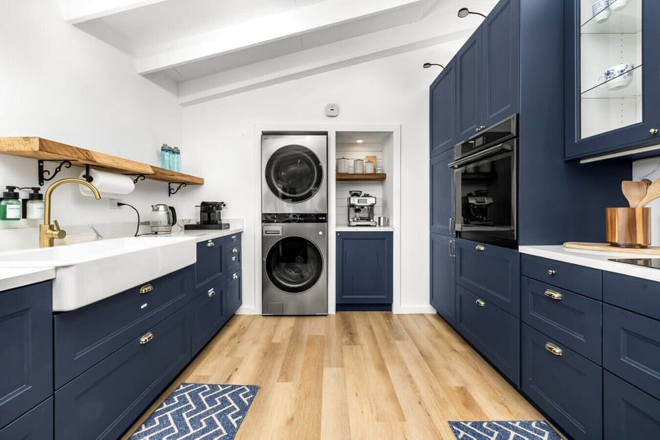 Modern private bathroom with walk-in shower, contemporary finishes, quality towels, and thoughtful details designed for comfort