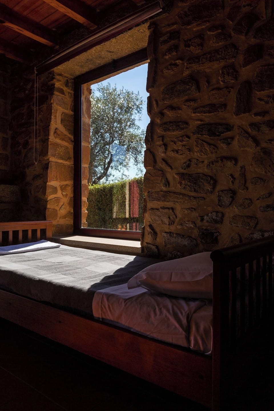 Economy Chalet, Patio, Mountain View | Hypo-allergenic bedding, individually decorated, blackout drapes