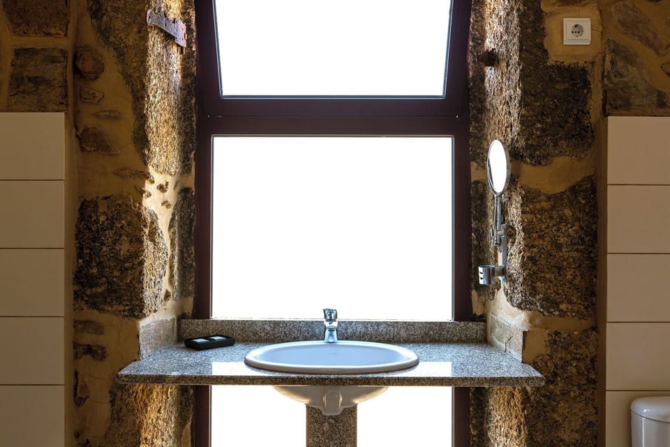 Economy Chalet, Patio, Mountain View | Bathroom | Eco-friendly toiletries, bidet, toilet paper