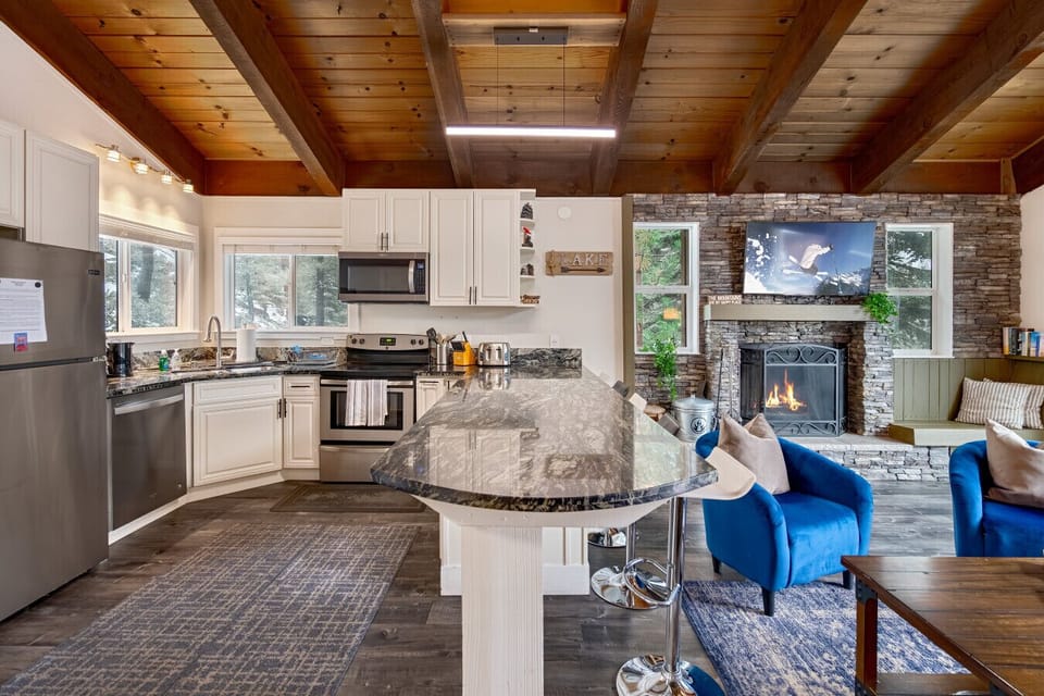 Spacious and stylish — cook, relax, and gather all in one warm, open layout.