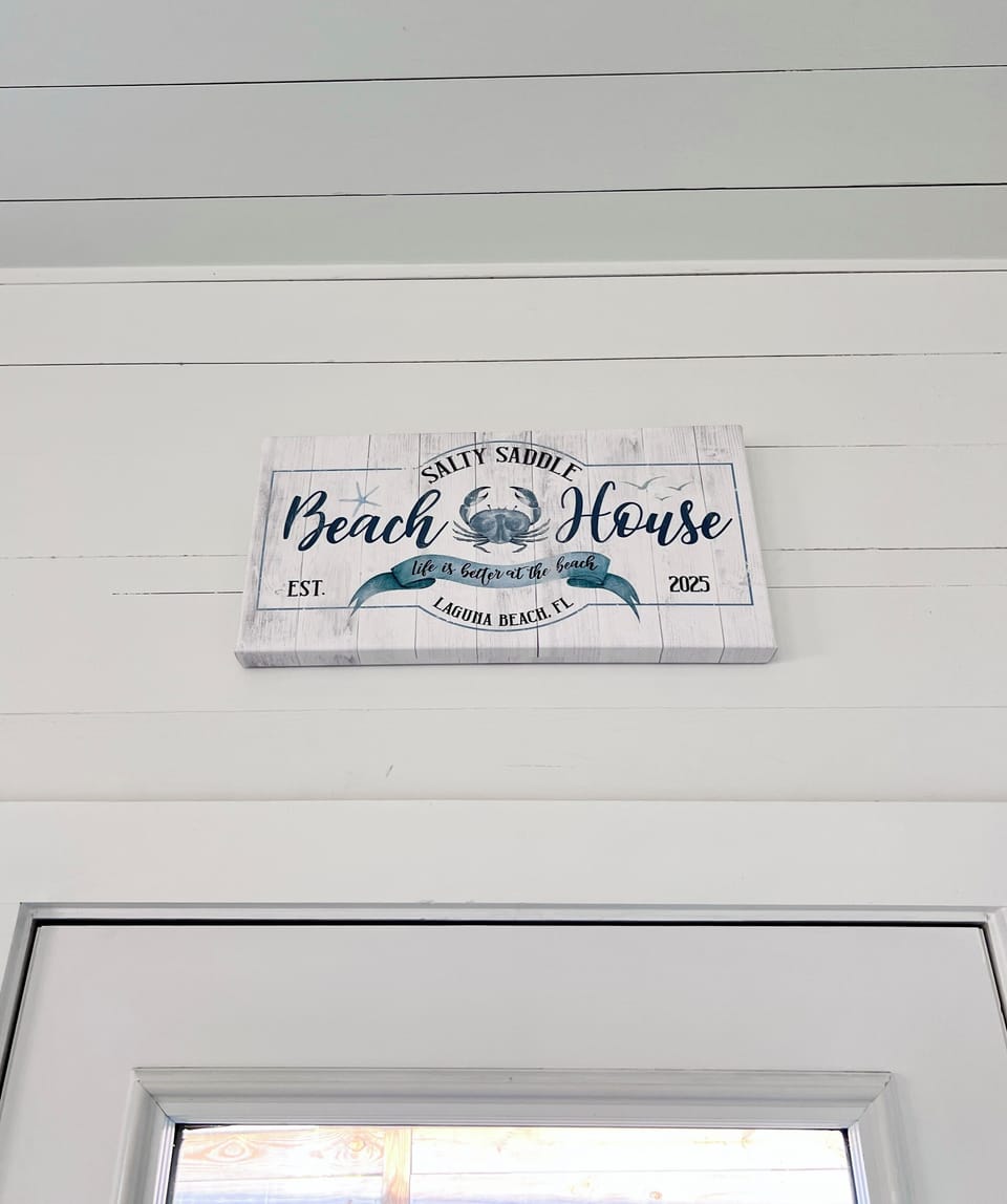 Personalized touches throughout make the Salty Saddle a special place to stay!