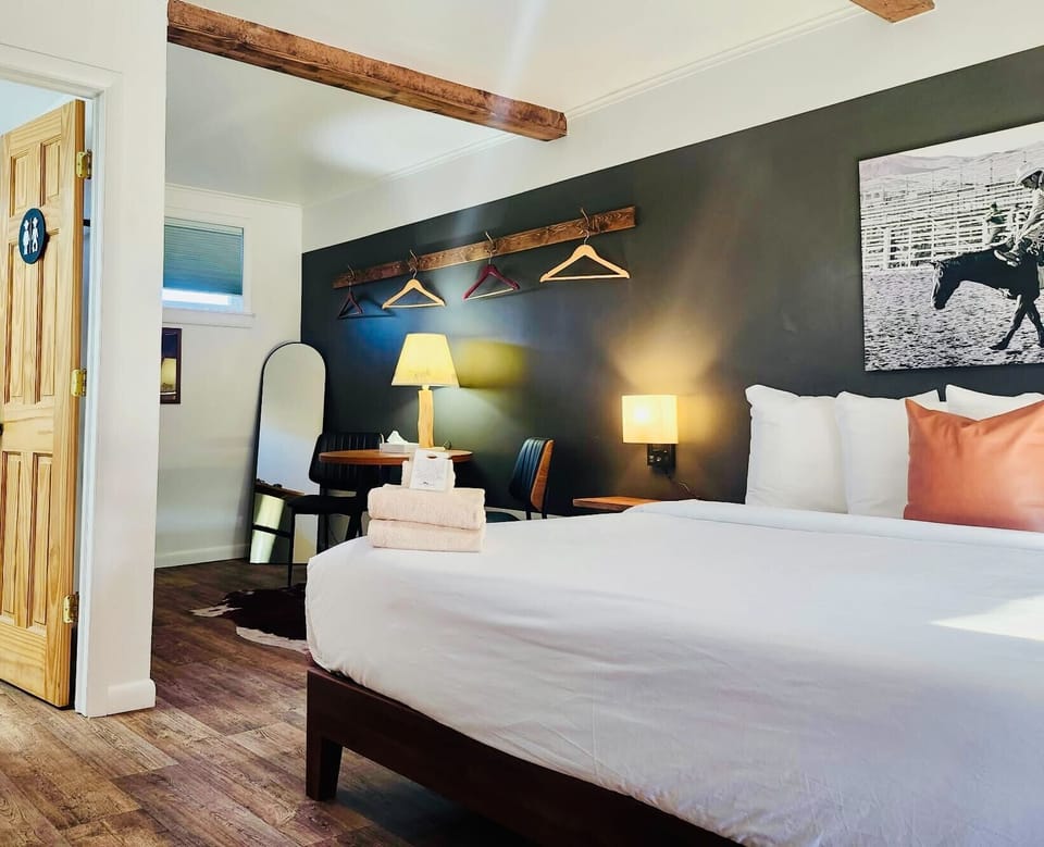 Single King Downstairs | Memory foam beds, individually decorated, individually furnished