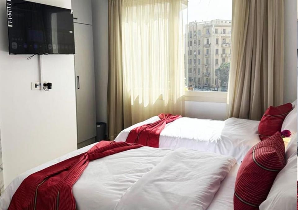 Deluxe Double or Twin Room, City View | Tempur-Pedic beds, soundproofing, free WiFi, bed sheets