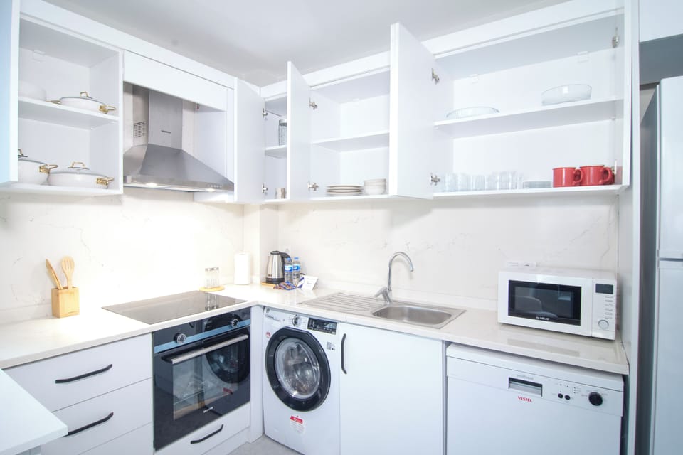 Our modern kitchen has everything you need.