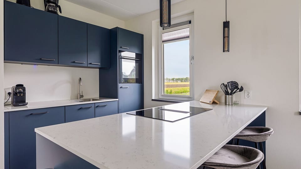 House (Koggehuys Buitenbubbelbad 6p) | Private kitchen | Fridge, dishwasher, cookware/dishes/utensils