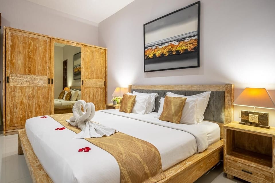Villa, Air conditioning, Pool View | In-room safe, iron/ironing board, WiFi (free)