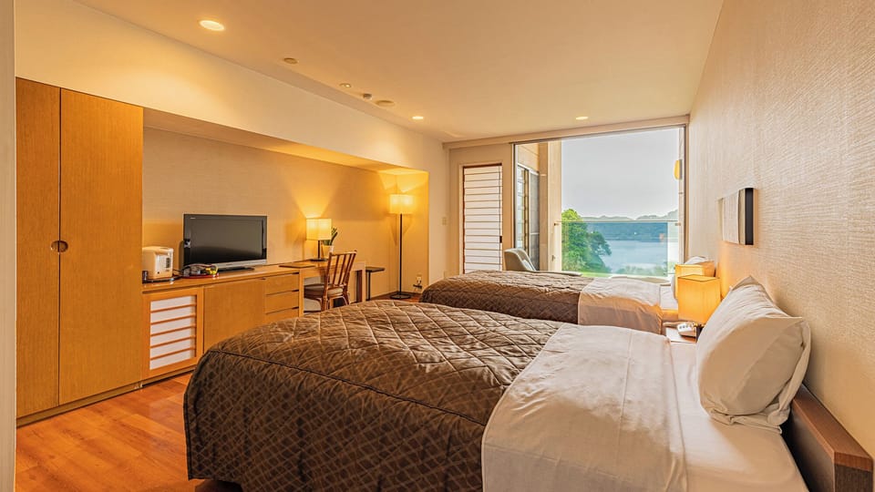Standard Twin Room, Balcony, Beach View | In-room safe, blackout drapes, free WiFi