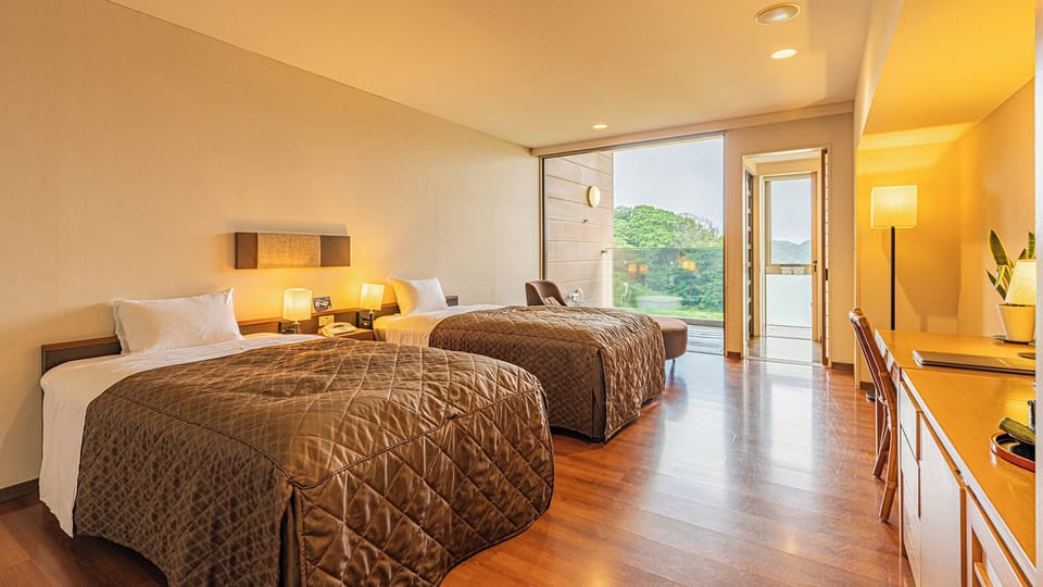 Standard Twin Room, Balcony, Beach View | In-room safe, blackout drapes, free WiFi