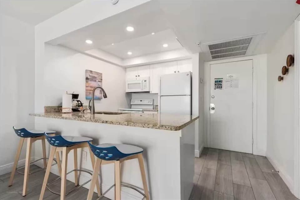 Fully Stocked Kitchen. Blender, Toaster, Waffle iron, Mixer, Coffee maker with drip and k-cup, pots, pans, utensils, dishwasher, cupcake pan, mixing bowls, plates, bowls, mugs, and cups. Children's utensils, plates, cups, and bowls. And more