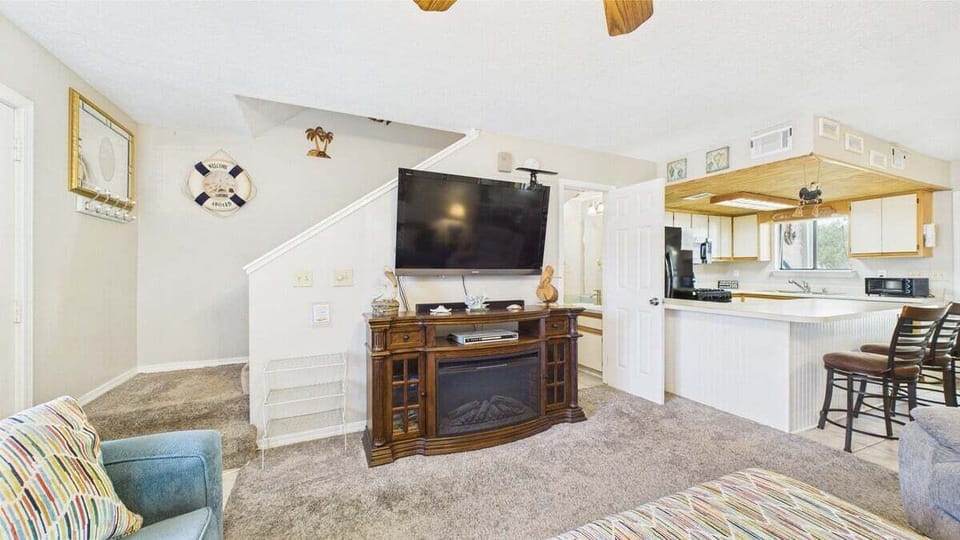 Huge TV in living area