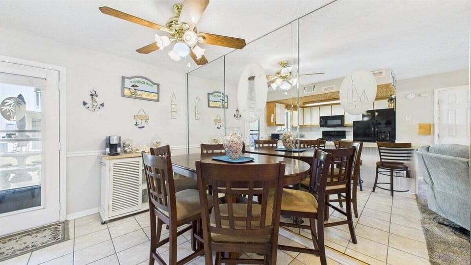 Dining table with seating for 5