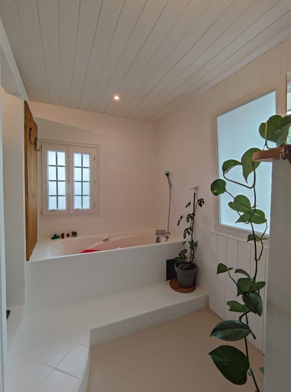 Family Quadruple Room, 2 Bedrooms, Terrace, Garden View | Bathroom | Hair dryer, soap, shampoo, toilet paper