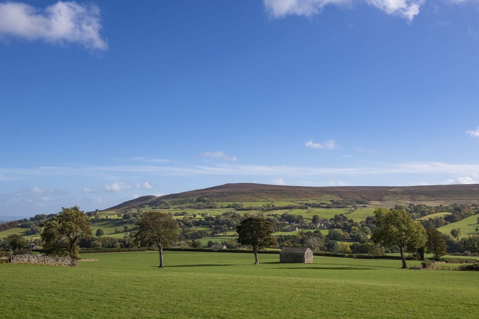 Big blue skies over Coverdale