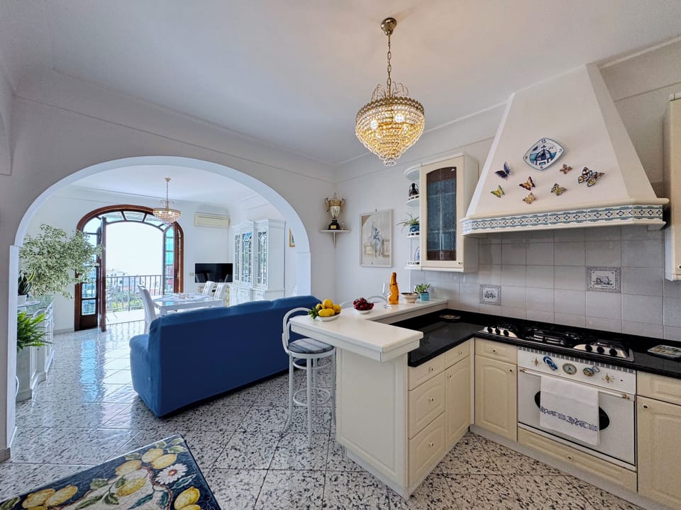 Apartment, 2 Bedrooms, Sea View | Private kitchen | Espresso maker, electric kettle
